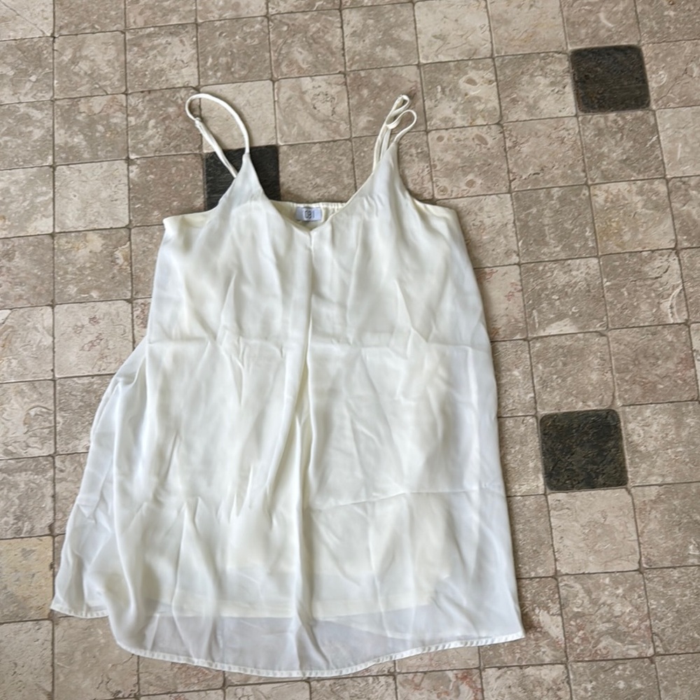 Elegant White Slip Dress